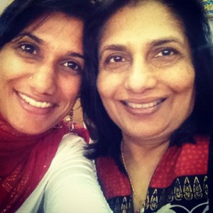 Reena with mama desai